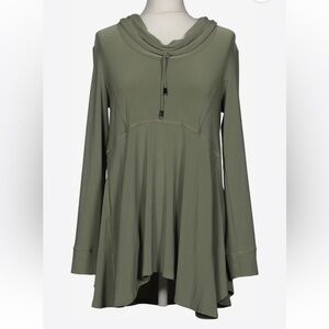Joseph Ribkoff LDS Sage Green Long Sleeve Tunic With Pockets